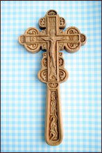 Load image into Gallery viewer, Orthodox blessing Cross carved