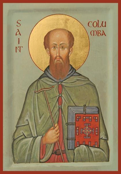 St. Columba Of Iona - Icons