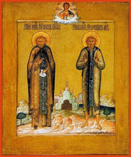 Load image into Gallery viewer, St. Symeon Of Emesa The Fool-For-Christ And John - Icons
