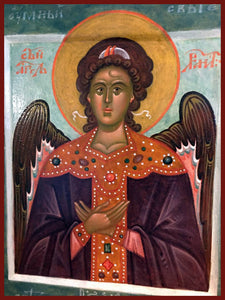 Guardian Angel Russian icon newly painted 