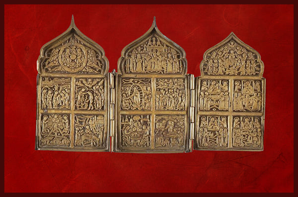 Three Panel Traveling Icon