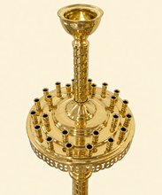 Load image into Gallery viewer, Brass Candle Stand - 24 Candles