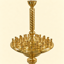 Load image into Gallery viewer, Brass Candle Stand - 52 candles