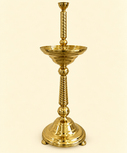 Load image into Gallery viewer, Brass Candle Stand - Sand