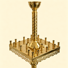 Load image into Gallery viewer, Brass Candle Stand - 24 Candles