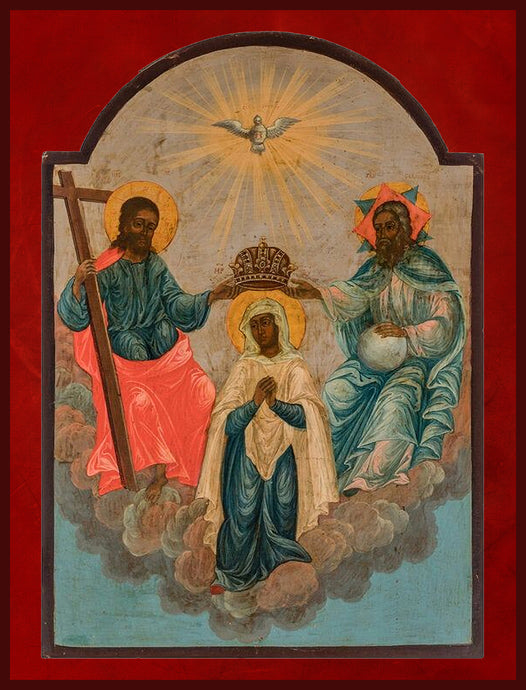 Coronation of the Mother of God (Church Size Icon)
