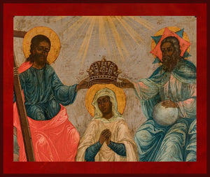 Coronation of the Mother of God (Church Size Icon)
