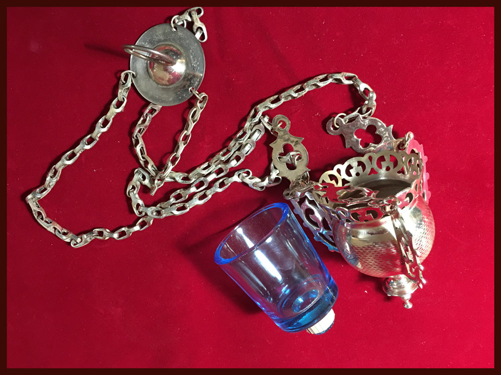 Antique Orthodox Vigil Lamp