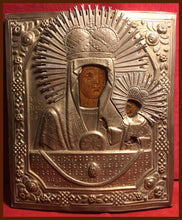 Load image into Gallery viewer, Mother of God &quot;Softener of Evil Hearts&quot; antique Orthodox icon