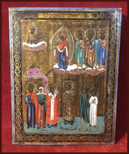Load image into Gallery viewer, Protection of the Mother of God (Pokrov) antique russian icon