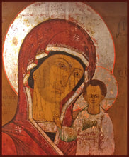 Load image into Gallery viewer, antique russian icon kazan mother of god