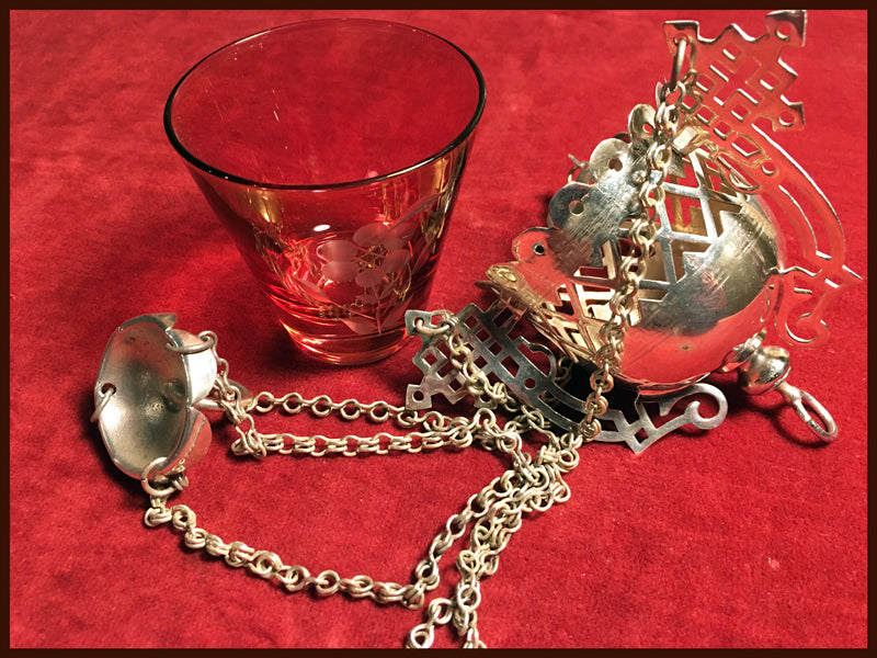 Antique Orthodox Vigil Lamp