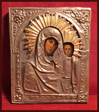Load image into Gallery viewer, antique icon Russian kazan mother of god 