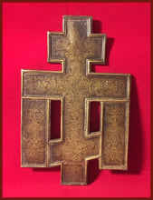 Load image into Gallery viewer, Authentic antique metal icon of the Holy Cross
