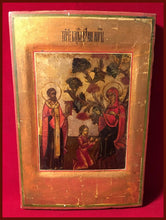 Load image into Gallery viewer, Set of Five Icons : Life of the Tikhvin icon of the Mother of God