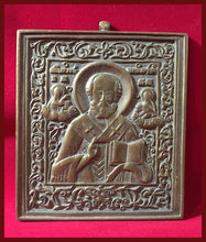 Load image into Gallery viewer, st Nicholas antique metal icon