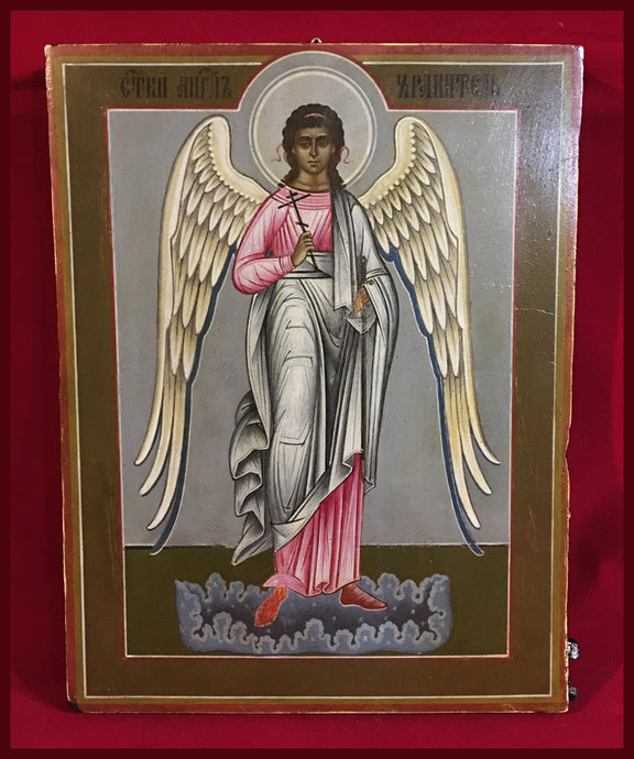 guardian angel antique russian icon