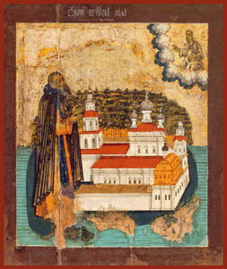 St. Nil Stolbenski Orthodox Icon