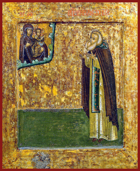 St. Sabbas of Storozhev Orthodox Icon