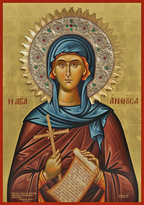 St. Anthousa orthodox icon