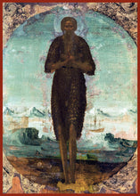 Load image into Gallery viewer, St. Theodore Trichinas &quot;The Hair-shirt Wearer&quot; Orthodox Icon