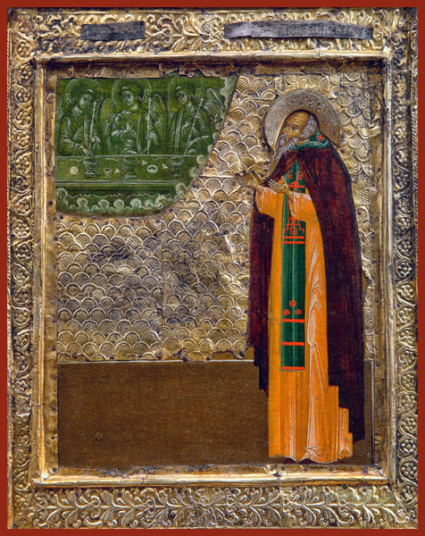 St. Anthony of Siya Orthodox Icon