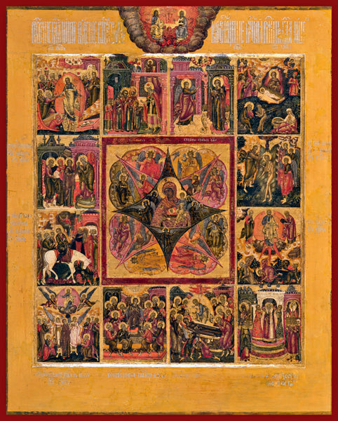 burning bush orthodox icons