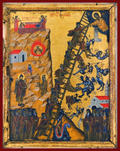 Load image into Gallery viewer, The Ladder of Divine Ascent Orthodox Icon