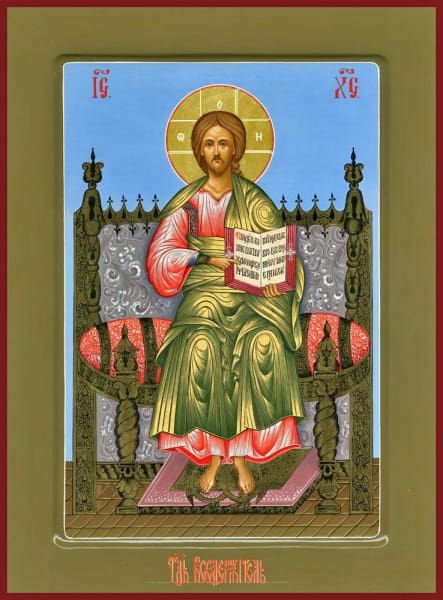 Christ Enthroned - Icons