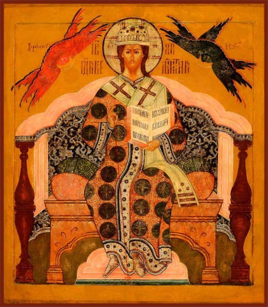 Christ Enthroned - Icons