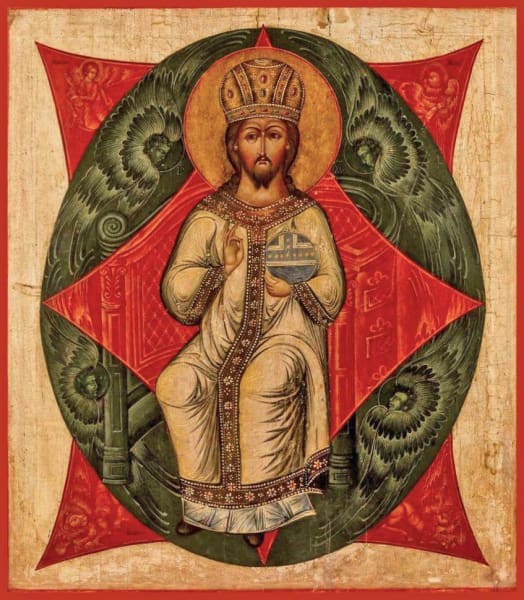 Christ Enthroned - Icons