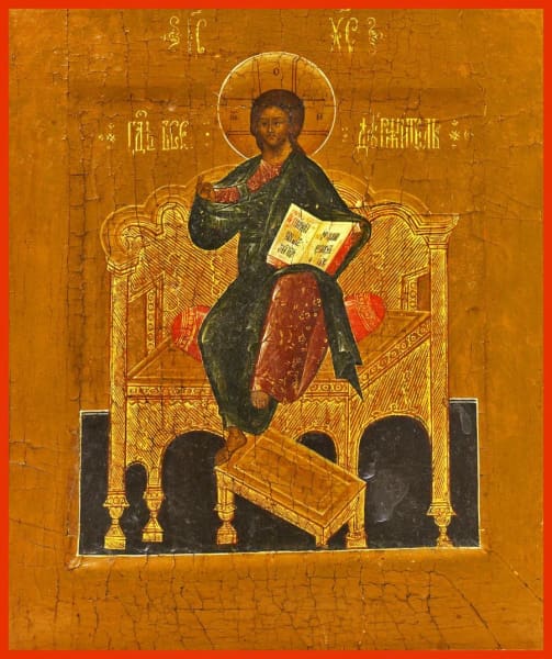 Christ Enthroned - Icons