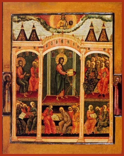 Christ Teaching In The Temple - Icons