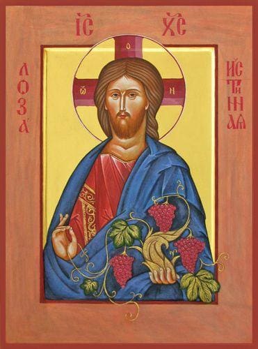 Christ The True Vine - Icons