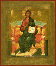 Load image into Gallery viewer, Christ &quot;Enthroned&quot; Orthodox Icon