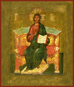 Christ "Enthroned" Orthodox Icon