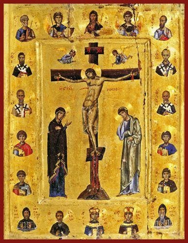 Crucifixion With Saints - Icons