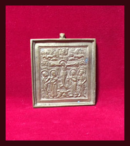 The Crucifixion antique icon