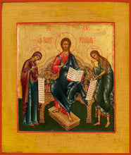 Load image into Gallery viewer, Deisis With Christ Enthroned - Icons