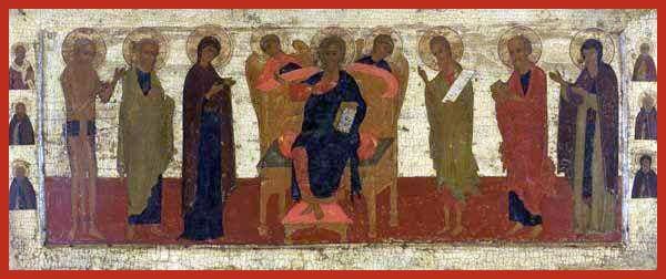 Deisis With Christ Enthroned - Icons