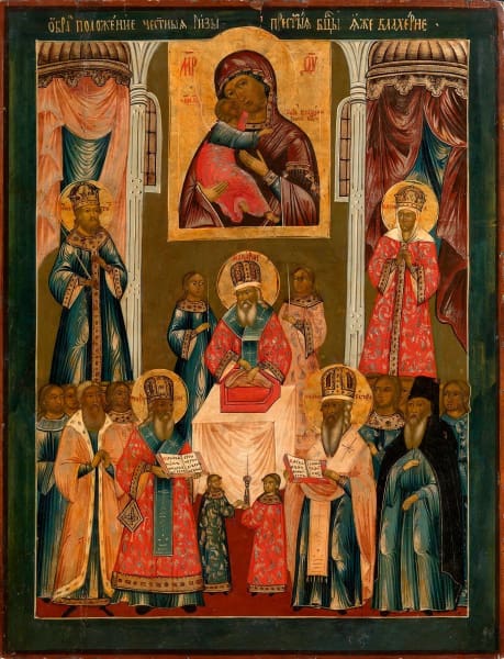 Deposition Of The Veil Of The Mother Of God - Icons