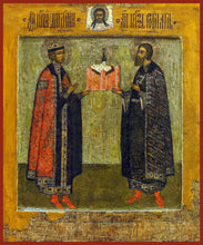 Load image into Gallery viewer, Sts. Dimitri Tsarevich and Roman Uglichski Orthodox Icon