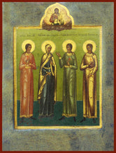 Load image into Gallery viewer, Vera Nadezhda and Luibov Orthodox icon