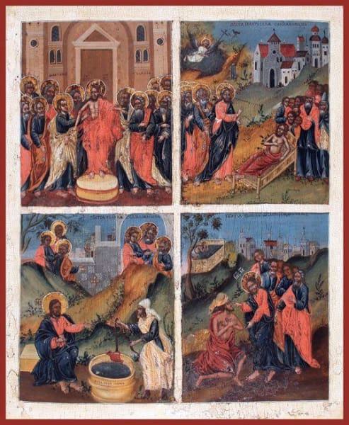 Four Part Miracles And Events - Icons