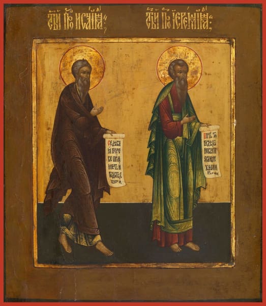 Holy Prophets Isaiah And Jeremiah - Icons