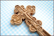 Load image into Gallery viewer, orthodox blessing cross carved