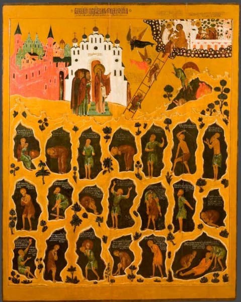 Icon The Ladder of Divine Ascent - Byzantine icons