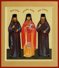 Load image into Gallery viewer, Martyrs Trofim Basil And Therapont Of Optina - Icons