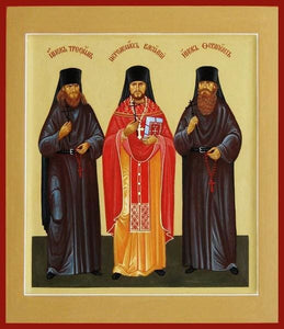 Martyrs Trofim Basil And Therapont Of Optina - Icons