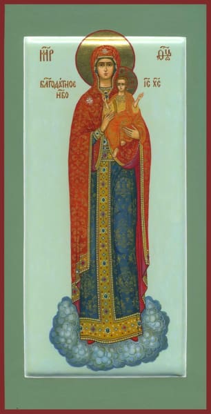 Mother Of God Blessed Heaven - Icons